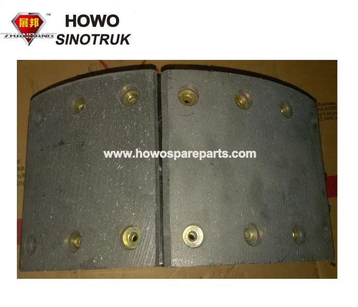 Pattino del freno del camion di HOWO 336hp AZ9100440030
